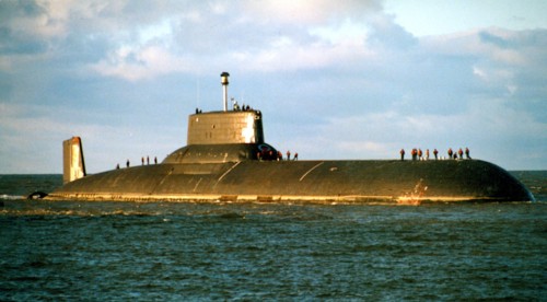 Submarine 'severstal' of russia's northern fleet, 2002.