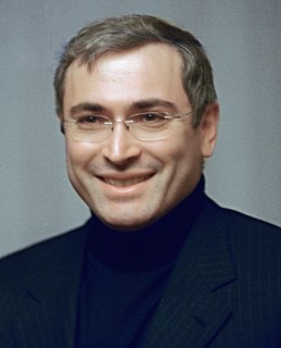 Moscow, russia, 2001, russian billionaire businessman mikhail khodorkovsky, head of yukos oil company.