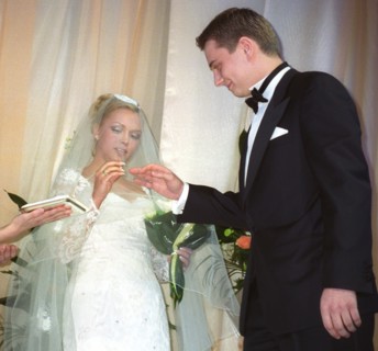 05/02/03 gorbachev's granddaughter getting married.