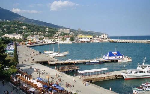 Yalta, black sea resort, ukraine, 1990s.