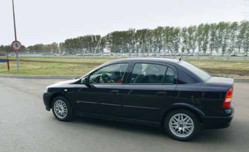 joint venture automobile company gm-avtovaz have launched a line of chevrolet-viva cars, september 2004, russia.