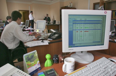 At the rts stock exchange (stock exchange “russian trading system”), the stock exchange starts trading russia's export oil blend urals, diesel and jet fuel, fuel oil and gold in rubles, moscow, russia...