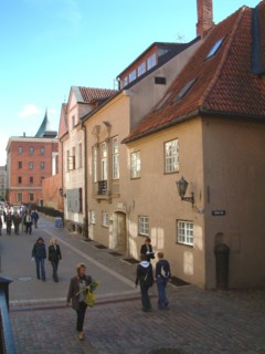 Old riga, tirgonyu street, old riga, latvia, 9/03.