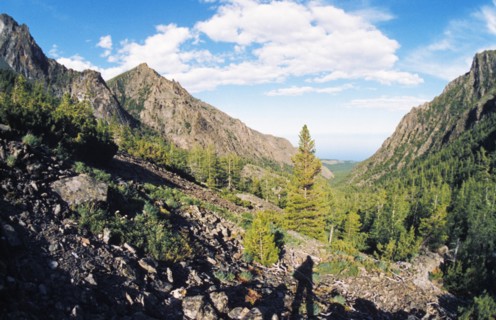 The baikal lena state nature preserve, the baikal mountain range, siberia, russia.