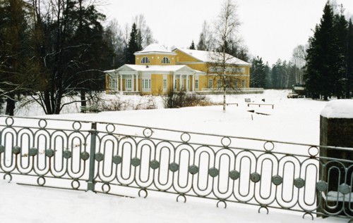 Restored pavillion of roses - a dacha for st, petersburg commandant p, bagration, pavlovsk, st, petersburg region, russia.