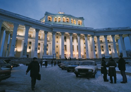 Russian army theater, moscow, january 1998.