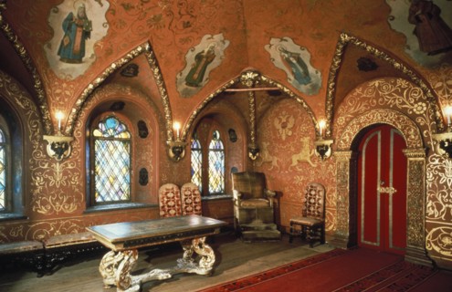The cross (reception) room of the tower palace of the moscow kremlin, russia, architects: t, sharutin, l, ushakov, b, ogurtsov.