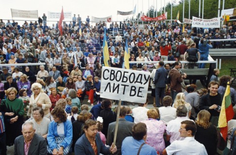 In 1989, thousands of people from estonia, latvia, and lithuania formed a human chain (baltic chain) in a demonstration for the independence of the baltic republics on the 50th anniversary of the nazi...