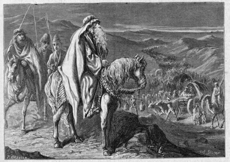 Esaù leave with his family