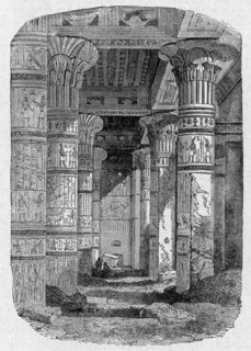 Arcade of an ancient egyptian temple