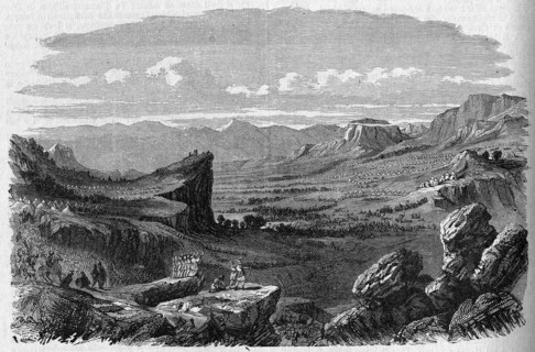 Religion The Holy Bible. Israelites and Philistines camps