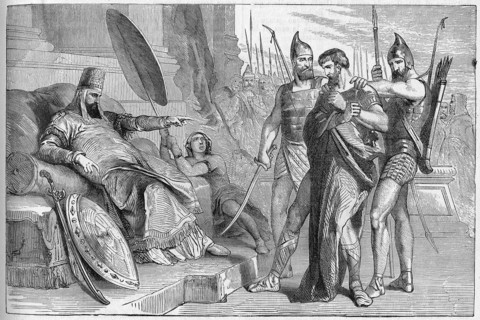 Religion The Holy Bible. Sedacia in front of the king of Babylon