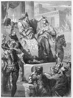 Religion The Holy Bible. David announce God's benefits for himself and his son