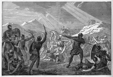 Religion The Holy Bible. Israelites defeat the judean