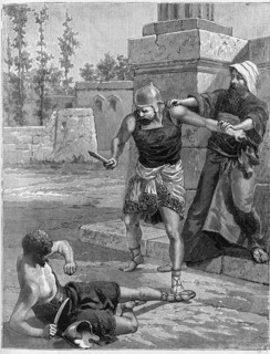 Religion The Holy Bible. The fight brings to a blood spread