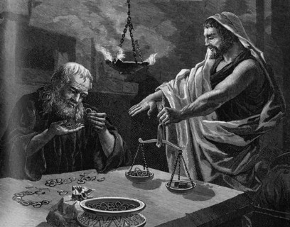 Religion The Holy Bible. Greed comume your sould