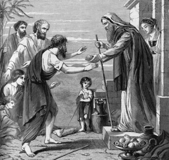 Religion The Holy Bible. Proverbs : Slice your bread for the ravenous