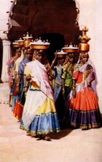 Historical Geography. 1900. India. Indian dancers.