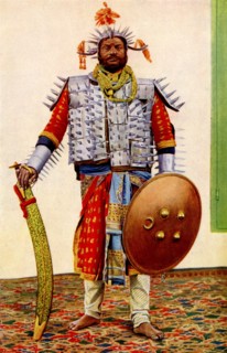 Historical Geography. 1900. India. Indian warrior. Executioner of Rewah