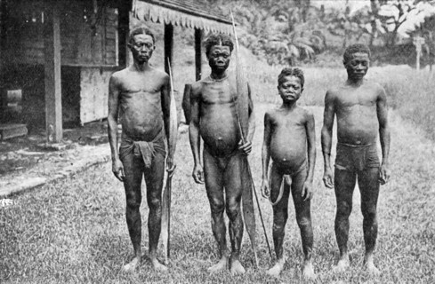 Historical Geography. 1900. India. Andamanese: survivals of prehistoric man in the Andaman Islands.