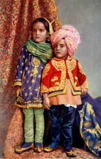 Historical Geography. 1900. India. Hindus children of Kashmir
