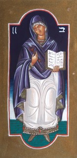 Creative illustration Middle Age in tarots. The Popess or the high priestess