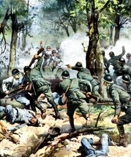World War One 1915 1918 Italy at war France Reims July 1918