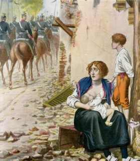 World War One 1914  1918 War in Belgium summer 1914