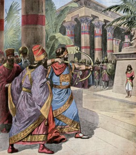 King Cambyses of Persia
