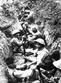 In the trench