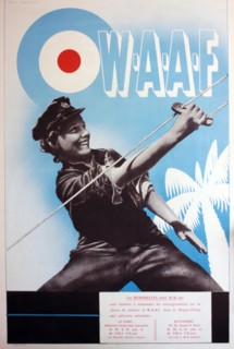 WWII Propaganda poster Royal Air Force, WAAF