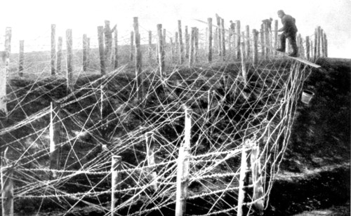 WWI World War One 1914 1918 Barbed wire camp