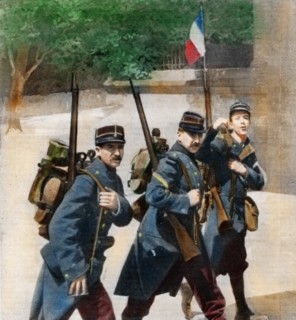Au revoir- till we beat back the germans! 1914