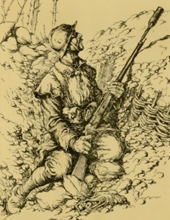 World War One French Army. Grenadier Rifleman 1917