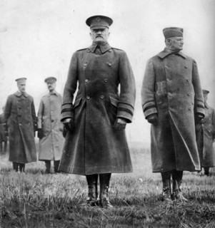 World War One 1918 USA Army General Pershing and General Ligget