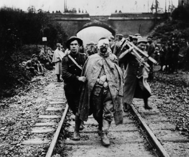 Wounded prisoner.