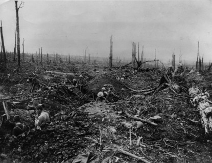 A communication trench.