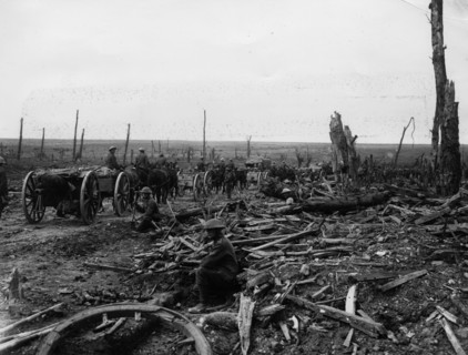 Field guns.
