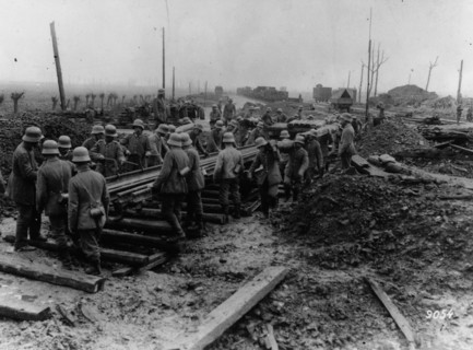 Germany - Belgium, 1914-18.