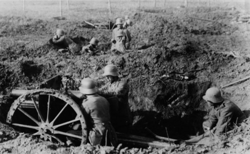 Western Front, Germany - France, 1916.