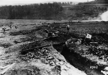 Western Front, Germany - France, 1916.