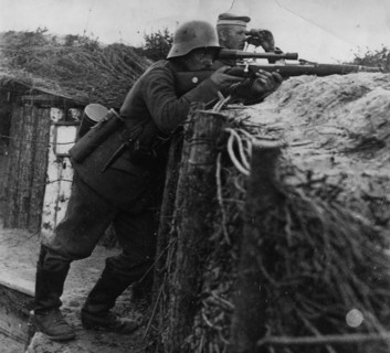 Western Front, Germany - France, 1916.