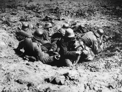 Western Front, Germany - France, 1916.