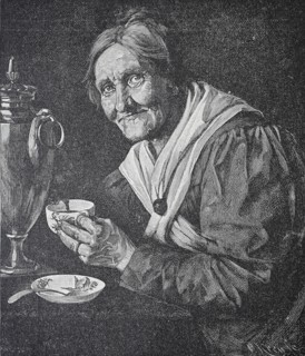 Old Woman With Coffee Cup