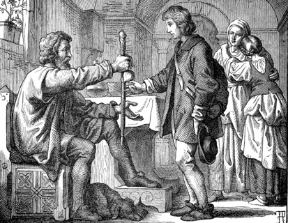 The Young Man Says Goodbye To The Father House