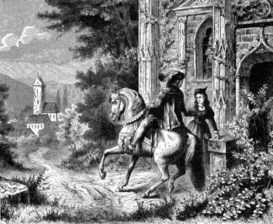 Farewell Of The Lover On Horse