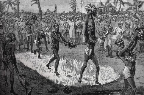 A Hindoo Religious Ceremony From Mauritius