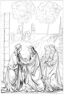Elizabeth Visited By Mary