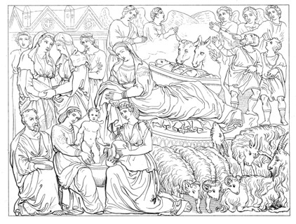 The Birth Of Jesus Christ By Nicola Pisano