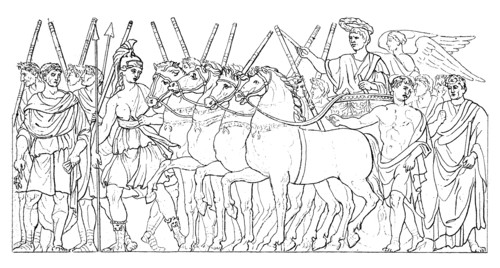 Triumphal Of The Roman Emperor Titus In The Year 69